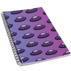 Ufo Alien Pattern 5 5  X 8 5  Notebook by Wegoenart