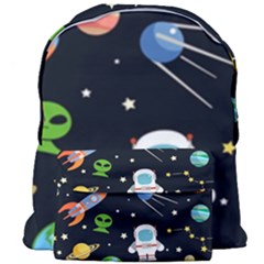 Space Astronomy Decorative Symbols Seamless Pattern Vector Illustration Giant Full Print Backpack