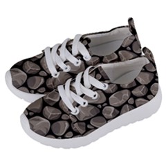 Rock Stone Seamless Pattern Kids  Lightweight Sports Shoes