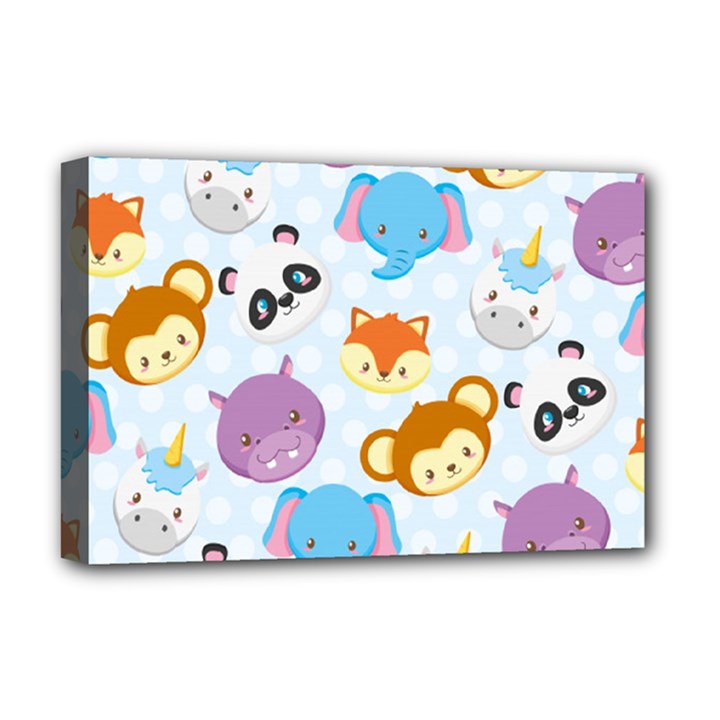 Animal Faces Collection Deluxe Canvas 18  x 12  (Stretched)