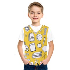 Pattern With Basketball Apple Paint Back School Illustration Kids  Sportswear