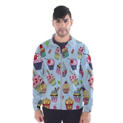 Cupcake Doodle Pattern Men s Windbreaker by Sobalvarro