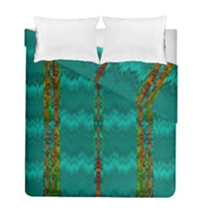 Shimmering Colors From The Sea Decorative Duvet Cover Double Side (full/ Double Size) by pepitasart