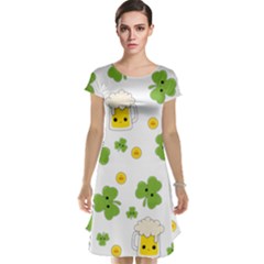 St Patricks Day Cap Sleeve Nightdress by Valentinaart