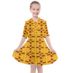 Digital Illusion Kids  All Frills Chiffon Dress by Sparkle