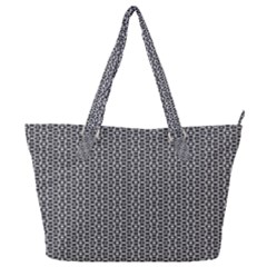 Black And White Triangles Full Print Shoulder Bag by Sparkle
