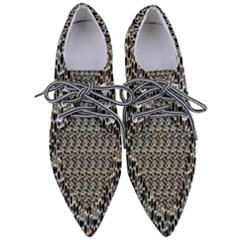 Digital Illusion Pointed Oxford Shoes by Sparkle
