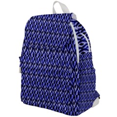 Blue Diamonds Top Flap Backpack by Sparkle