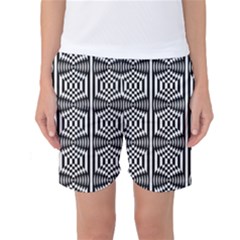 Optical Illusion Women s Basketball Shorts by Sparkle