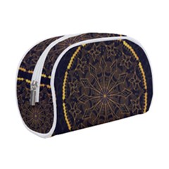 Luxury Mandala Background Makeup Case (small) by Wegoenart