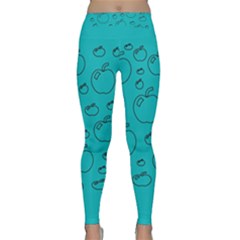 Small Apples And Big Apples Classic Yoga Leggings by pepitasart