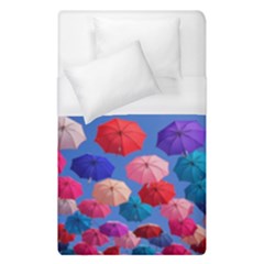 Rainbow Umbrella Duvet Cover (single Size) by Sparkle