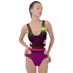 Neon Wonder Side Cut Out Swimsuit by essentialimage