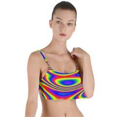 Rainbow Layered Top Bikini Top  by Sparkle