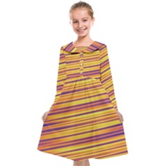 Strips Hole Kids  Midi Sailor Dress by Sparkle