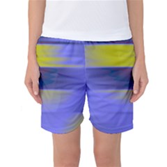 Blue Strips Women s Basketball Shorts by Sparkle