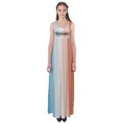 Blue,white Red Empire Waist Maxi Dress by Sparkle