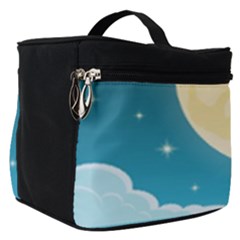 Space Exploration Illustration Make Up Travel Bag (small)