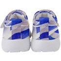 Uruguay Flags Waving Kids  Velcro Strap Shoes View4