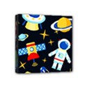 Space Seamless Pattern Mini Canvas 4  x 4  (Stretched) View1