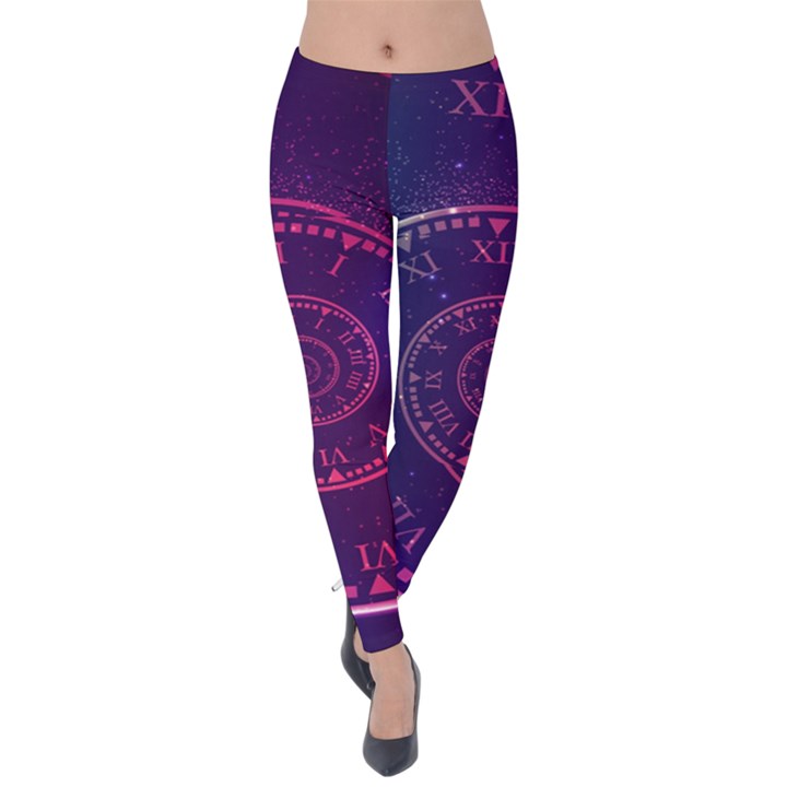 Time Machine Velvet Leggings