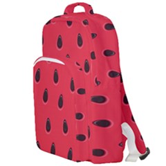 Seamless Watermelon Surface Texture Double Compartment Backpack by Vaneshart