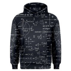 Mathematical Seamless Pattern With Geometric Shapes Formulas Men s Overhead Hoodie by Vaneshart
