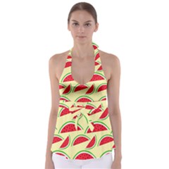 Watermelon Pattern Babydoll Tankini Top by Vaneshart