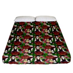 Swimmer 20s Green Fitted Sheet (king Size) by snowwhitegirl