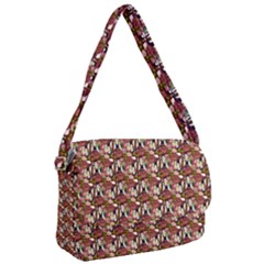 Swimmer 20s Burgundy Courier Bag by snowwhitegirl