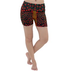 Summer  Flowers In A Floral Jungle Ornate Lightweight Velour Yoga Shorts by pepitasart
