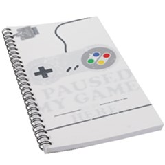 I Had To Pause My Game To Be Here 5 5  X 8 5  Notebook by ChezDeesTees