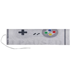 I Had To Pause My Game To Be Here Roll Up Canvas Pencil Holder (l) by ChezDeesTees