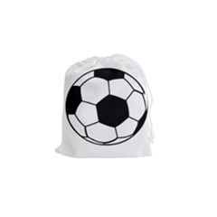 Soccer Lovers Gift Drawstring Pouch (small) by ChezDeesTees