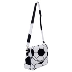 Soccer Lovers Gift Shoulder Bag With Back Zipper by ChezDeesTees