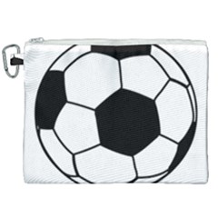 Soccer Lovers Gift Canvas Cosmetic Bag (xxl) by ChezDeesTees
