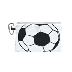 Soccer Lovers Gift Canvas Cosmetic Bag (small) by ChezDeesTees