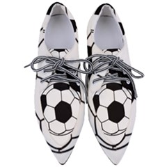 Soccer Lovers Gift Pointed Oxford Shoes by ChezDeesTees