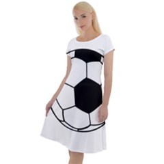 Soccer Lovers Gift Classic Short Sleeve Dress by ChezDeesTees