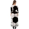 Soccer Lovers Gift Button Up Maxi Dress View2