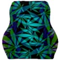 420 ganja pattern, weed leafs, marihujana in colors Car Seat Velour Cushion  View1