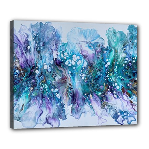 Sea Anemone  Canvas 20  X 16  (stretched) by CKArtCreations