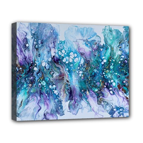 Sea Anemone  Deluxe Canvas 20  X 16  (stretched) by CKArtCreations