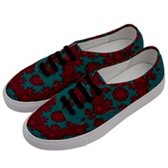 Cherry-blossom Mandala Of Sakura Branches Men s Classic Low Top Sneakers by pepitasart