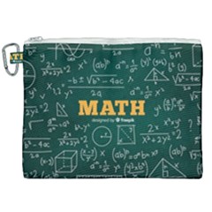 Realistic-math-chalkboard-background Canvas Cosmetic Bag (xxl) by Vaneshart