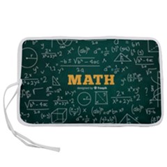 Realistic-math-chalkboard-background Pen Storage Case (l) by Vaneshart