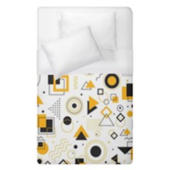 Flat-geometric-shapes-background Duvet Cover (single Size) by Vaneshart