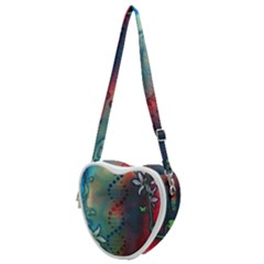 Flower Dna Heart Shoulder Bag by RobLilly