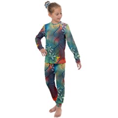 Flower Dna Kids  Long Sleeve Set  by RobLilly