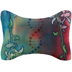 Flower Dna Seat Head Rest Cushion by RobLilly